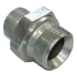 R+M 57048 Переходник 1/4внеш - 1/4внеш, 500bar, оцинк.сталь