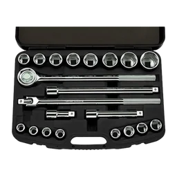 T45751 Набор 6-гранных головок и аксессуаров 3/4" 21 предмет