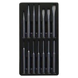 T29656 Набор выколоток и зубил, 14 предметов в ложементе