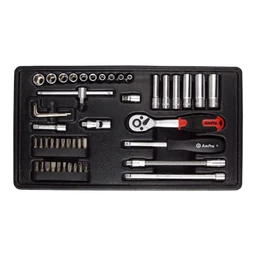 T45013 Набор головок и аксессуаров 1/4", 48 предметов