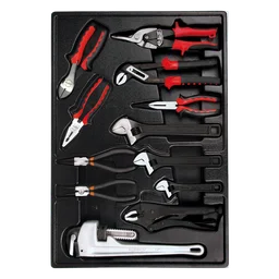 T28964 Набор губцевого инструмента в ложементе, 12 позиций