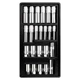 T45208 Набор длинных головок 3/8" и 1/2", свечных головок