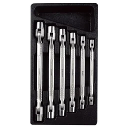 T40941 Набор ключей шарнирных, 6 предметов в ложементе (8-19мм)