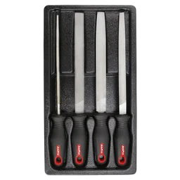 T18400 Набор напильников в ложементе, 4 предмета(8")