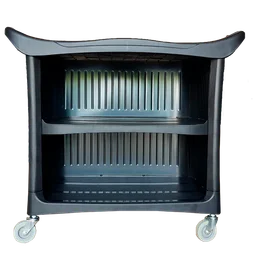 AuTech Пластиковый стол на колесиках с задней стенкой, место полировщика