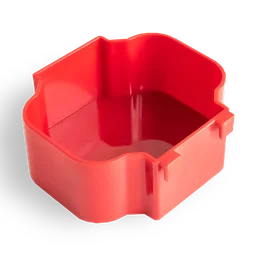 Подставка для бутылок для сетки AuTech AU-LC красная