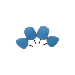 Набор полировальных насадок для гибкого вала AuTech Au-33511 средней жесткости овал и конус 4шт