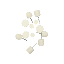 Набор полировальных насадок AuTech Au-33513 войлок для стекла хрома и алюминия 12предм