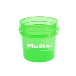 13 литров MaxShine MSB001-GN Ведро для детейлинга, прозрачное, зеленое