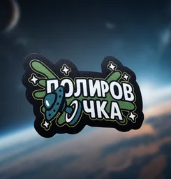 Space Cosmetics Нашивка на липучке Velcro "Полировочка"