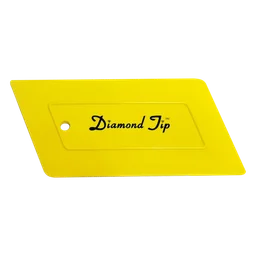 GT113YELLOW Ракель для тонировки в труднодоступных местах средней жесткости желтый