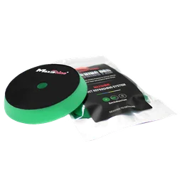 MaxShine Сильно режущий поролоновый полировальный круг, жесткий, зеленый, 155-175x30 мм