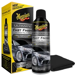G18309 Защитное покрытие Ultimate Fast Finish (аэрозоль) с салфеткой, 241 г, Meguiars