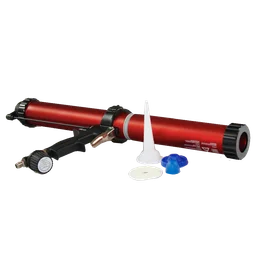 Matequs Поршневой пневмопистолет для картриджей 310 мл и колбас до 400 мл, усилие 160 кг