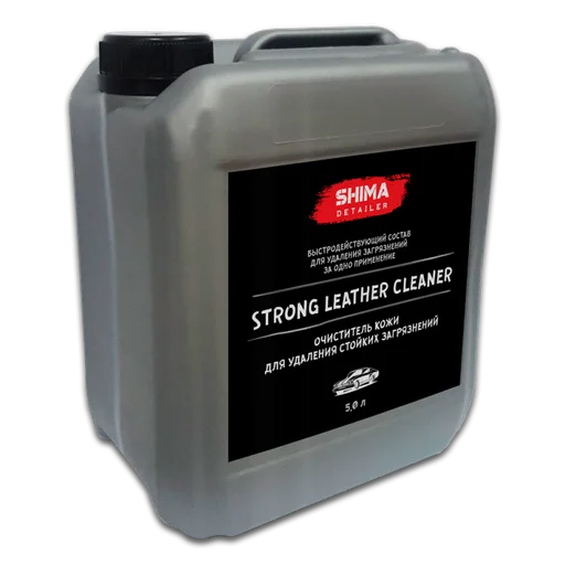 Очиститель кожи мощный Shima Detailer Strong Leather Cleaner 5 л - 1