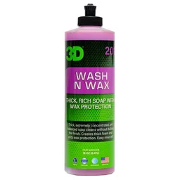 Автошампунь с воском 2в1 3D Wash N Wax 201OZ16 0,47 л