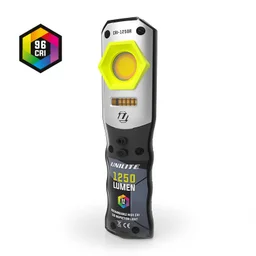 UNILITE Инспекционный фонарь 3 цвета + УФ