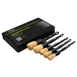 Detail Комплект пластиковых кистей с натуральным ворсом, 5 шт