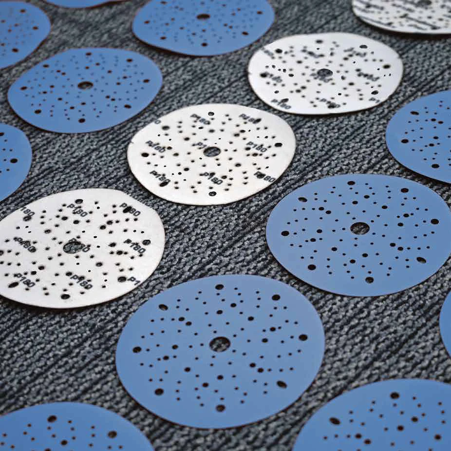 Абразивный шлифовальный круг карбидный 3D Car Care P120 150 мм, G-6120MH, 100шт - 3