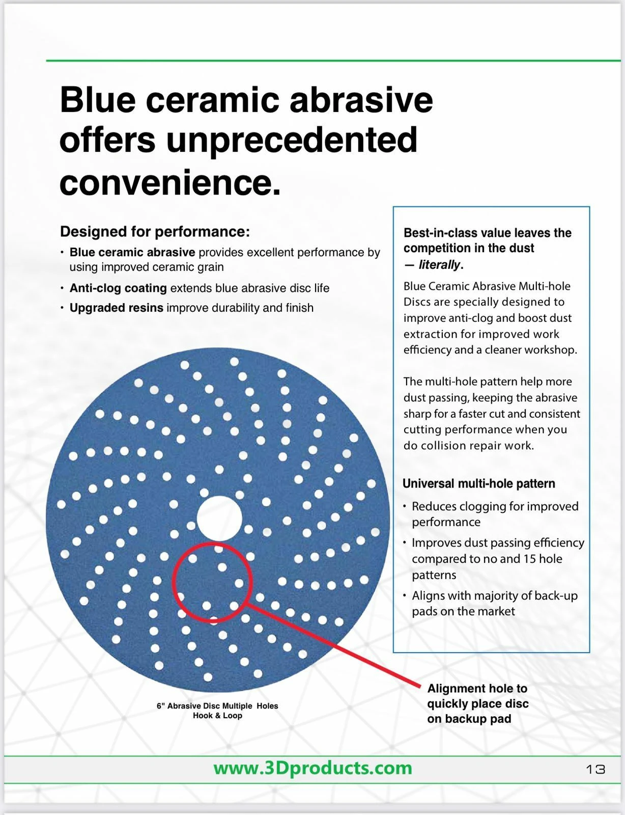 Абразивный шлифовальный круг карбидный 3D Car Care P120 150 мм, G-6120MH, 100шт - 4
