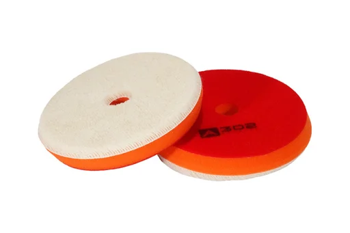 WPF-125 Меховой полировальный круг на поролоне, ворс 7 мм, A302, 125/20 мм - 1