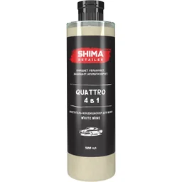 ОЧИСТИТЕЛЬ-КОНДИЦИОНЕР ДЛЯ КОЖИ SHIMA DETAILER QUATTRO С АРОМАТОМ WHITE WINE 4673744565027 500 мл