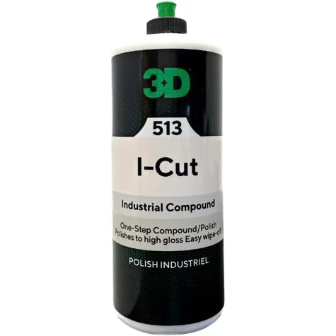 Одношаговая полировальная паста для всех типов ЛКП I-CUT 3D Car Care 513oz32 0,94л - 1