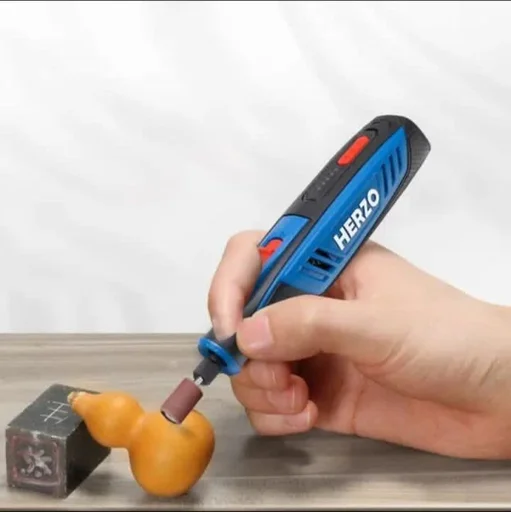 Дрель HERZO HRT41V 4V USB-C Mini Rotary tools 25000RPM 5 скоростей 2000mAh 280 г - 1