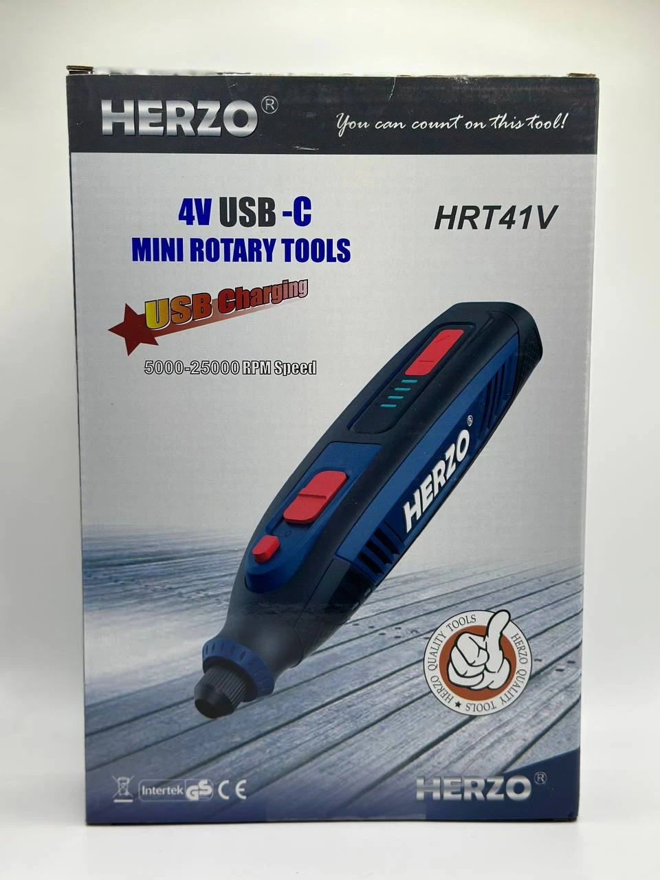 Дрель HERZO HRT41V 4V USB-C Mini Rotary tools 25000RPM 5 скоростей 2000mAh 280 г - 3