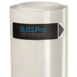 Gliss Pro NewLeader PPF - Универсальная глянцевая полиуретановая пленка с медленным "учебным" клеем, 190 мкм, 1.52 х 15 м