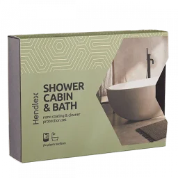 Hendlex Набор защитного покрытия для пластиковых душевых кабин Set Shower Cabin and Bath Home Care