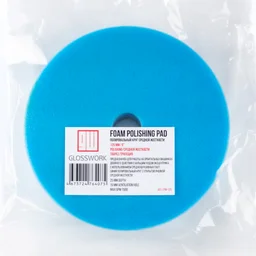 Glosswork Foam Polishing Pad Полировальный круг средней жесткости 150 мм, синий